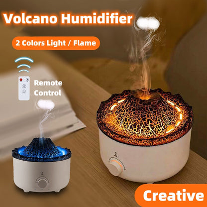 🌋 Humidificador en Forma de Volcán [Nubes Circulares]